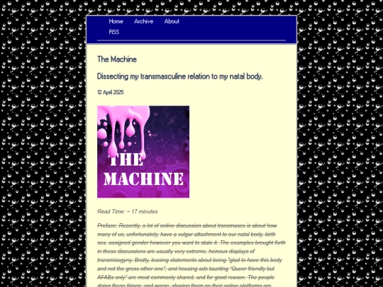 pHiLoSoPhY/posts/2025-04-12-The Machine screenshot