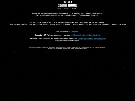 cobalt screenshot