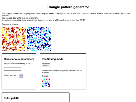 triangle_gen screenshot
