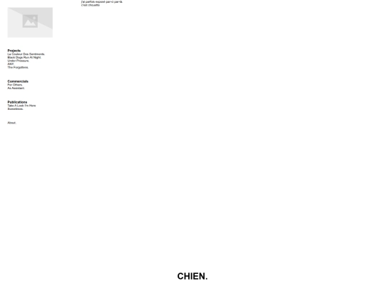 Publications screenshot