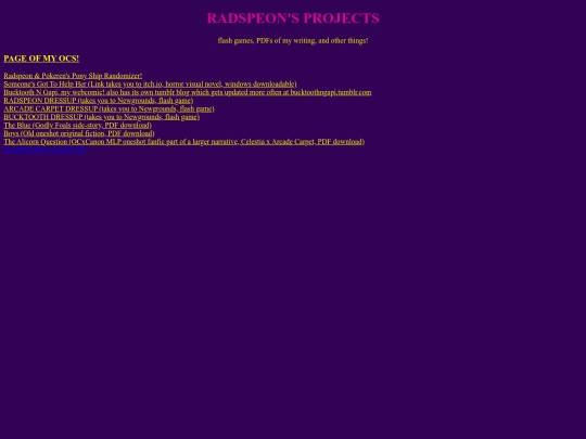 projects screenshot
