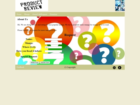 CA1/AboutUs&Request screenshot