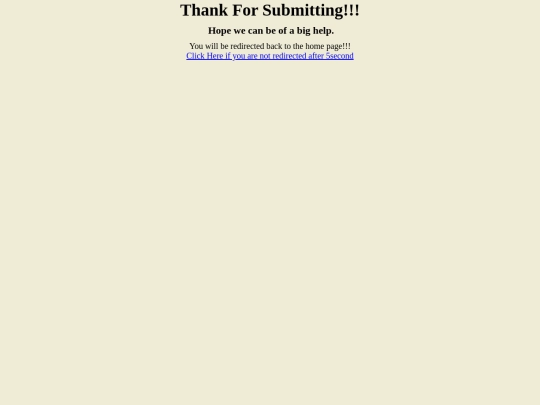 Thank screenshot