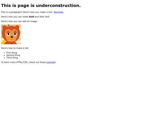 index screenshot