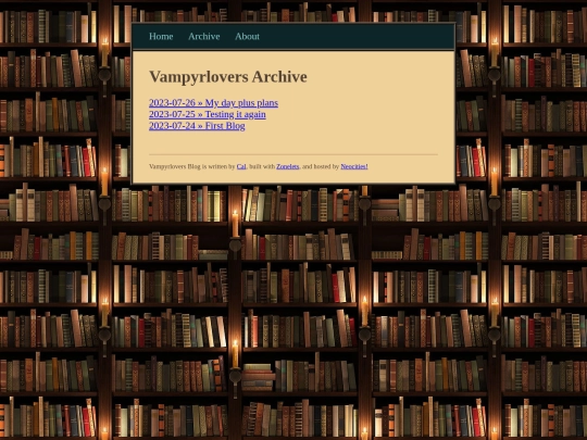archive screenshot