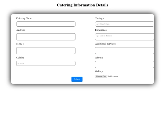 cateringinfo screenshot