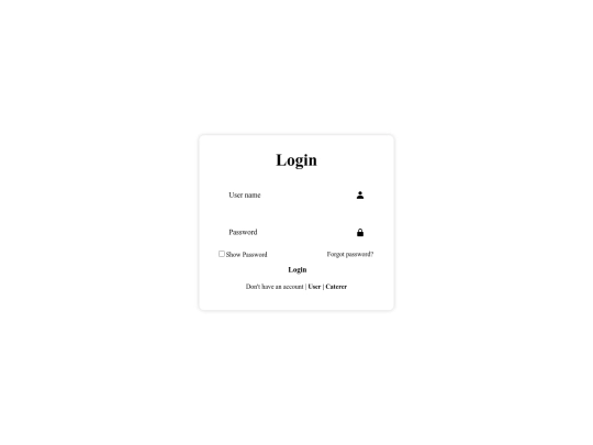 login screenshot