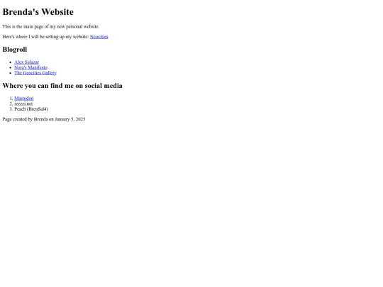 sites screenshot