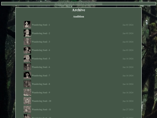 Resurrection OCT/archive screenshot