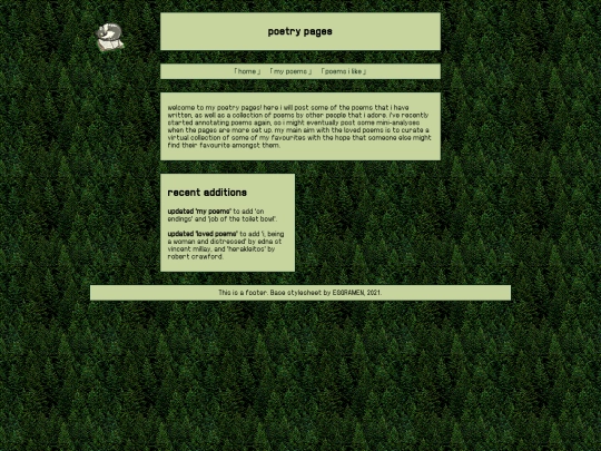 poetry screenshot