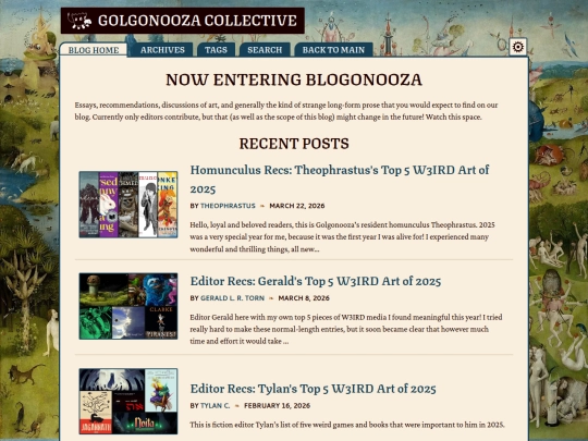 blog screenshot