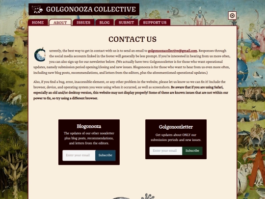 contact screenshot