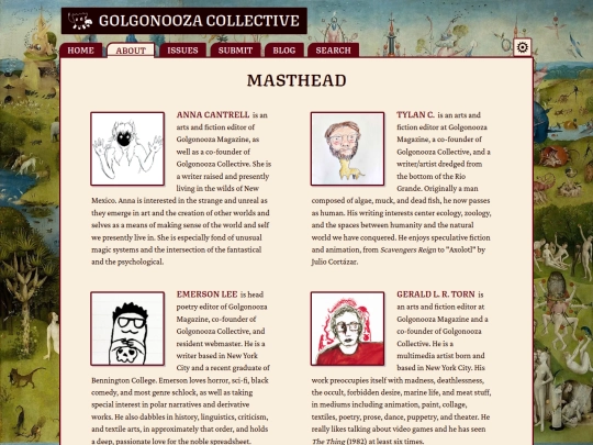 pages/masthead screenshot