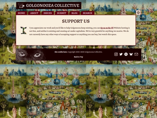 pages/support screenshot