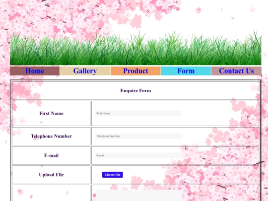 form screenshot