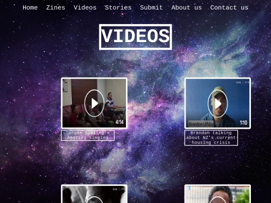 videos screenshot
