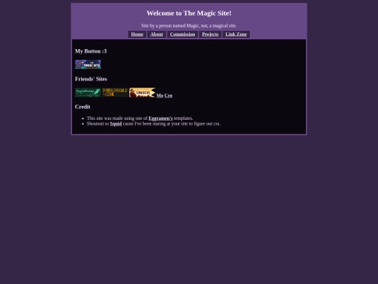 links screenshot