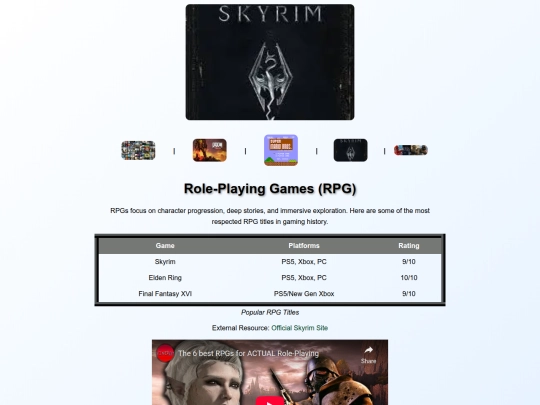 Assignment5/rpg screenshot