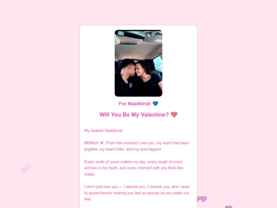 Valentine screenshot
