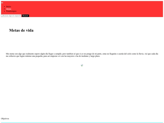 WEB-INF/objetivos screenshot