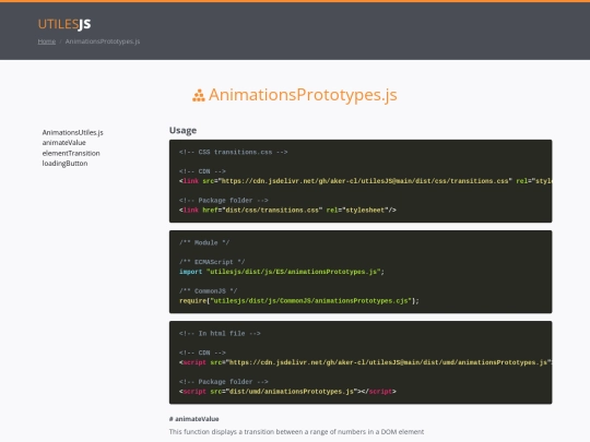 animationPrototypes screenshot