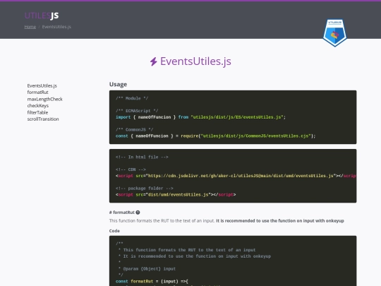 eventsUtiles screenshot