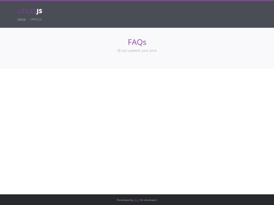 faqs screenshot