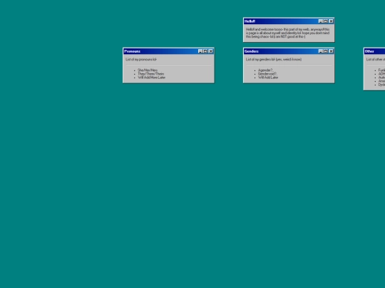 Identity screenshot