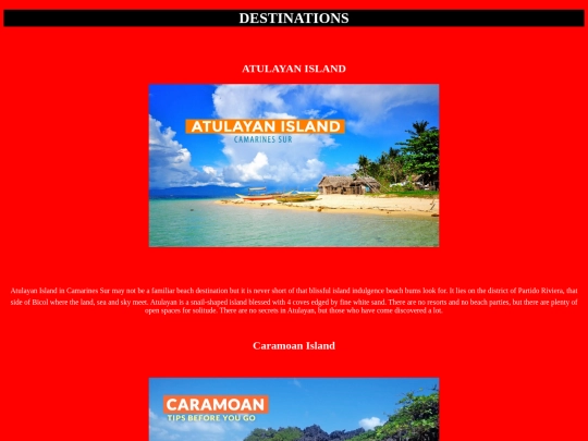 destination screenshot