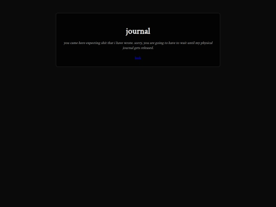 journal screenshot