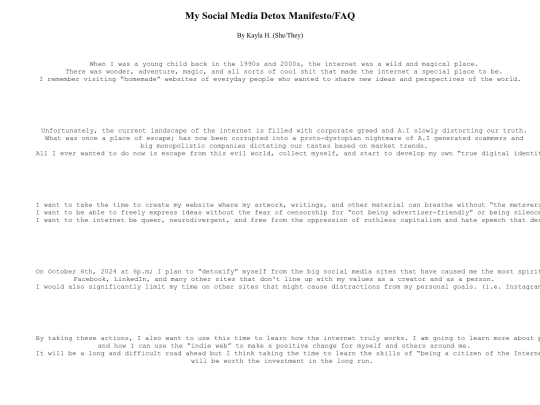 Manifesto screenshot