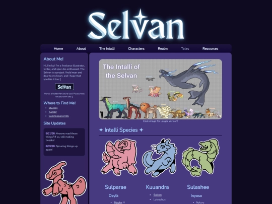Species/SpeciesList screenshot