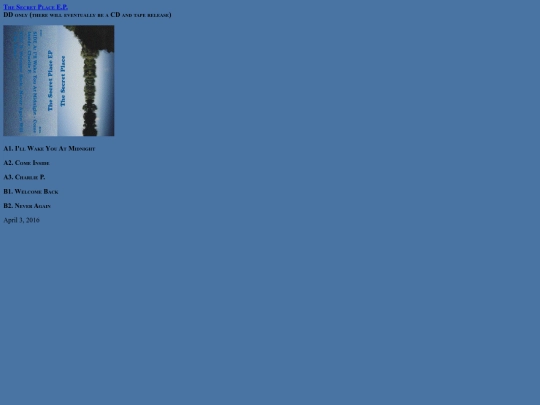 1 The Secret Place/selftitled screenshot