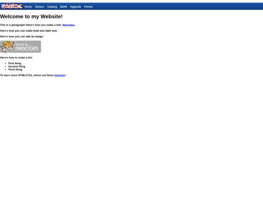 build screenshot