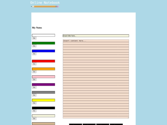 KNotebook/beige screenshot