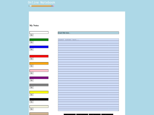 KNotebook/lightblue screenshot