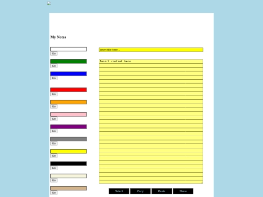KNotebook/yellow screenshot