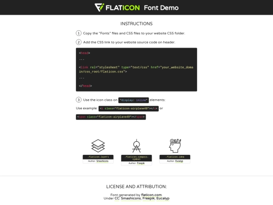 fonts/flaticon/flaticon screenshot