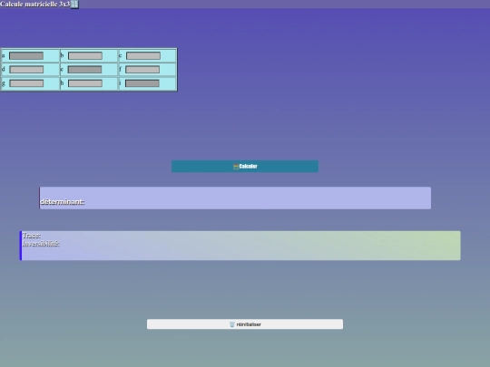 Matrices/Index screenshot