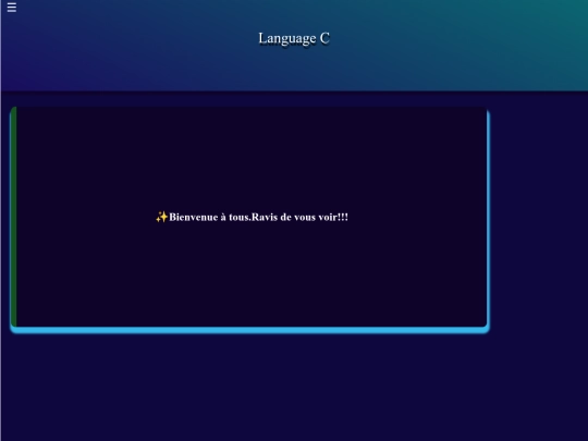 Projet C screenshot