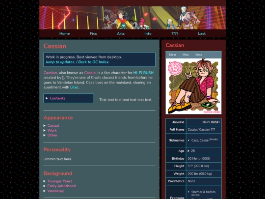 about/wiki/ocs/cassia screenshot