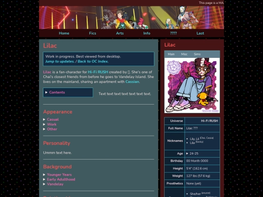 about/wiki/ocs/lilac screenshot