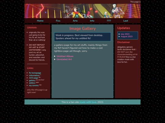 fanfic/chai/gallery screenshot