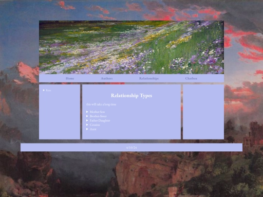 relationships screenshot