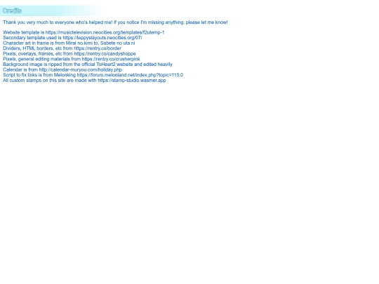 credits screenshot