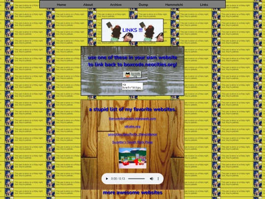 links screenshot