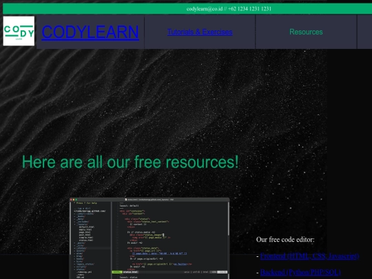 resources screenshot