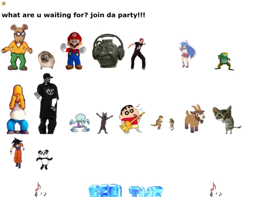 danceparty screenshot