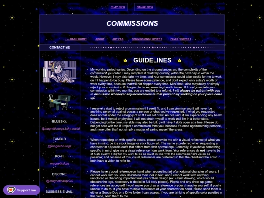 about/commissions/guidelines screenshot