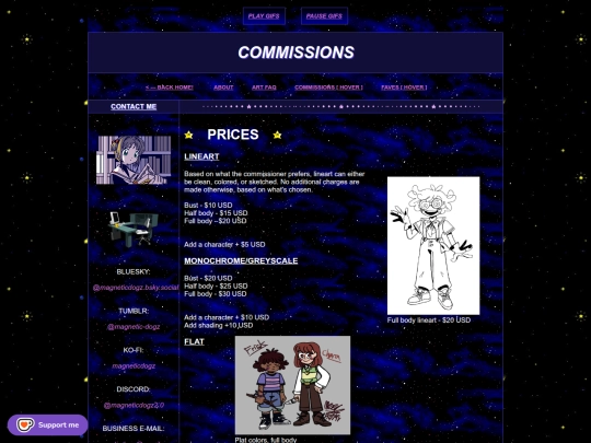 about/commissions/prices screenshot